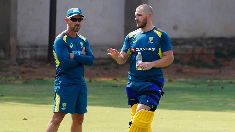 Justin Langer and Aaron Finch