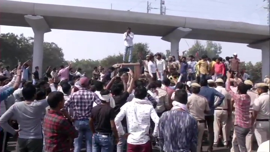 Several people detained after some miscreants tried to disrupt law and order situation at Ballabhgarh in Haryana