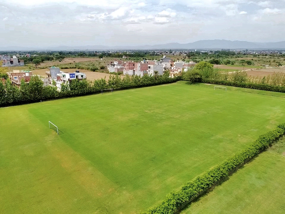 Football field of Minerva Academy.