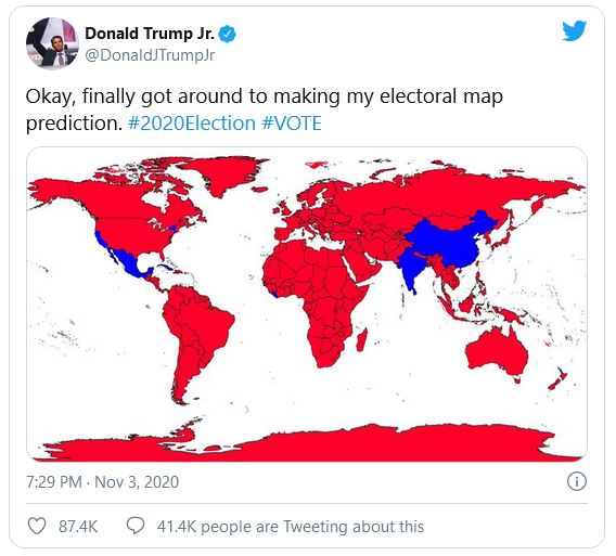 trump son map