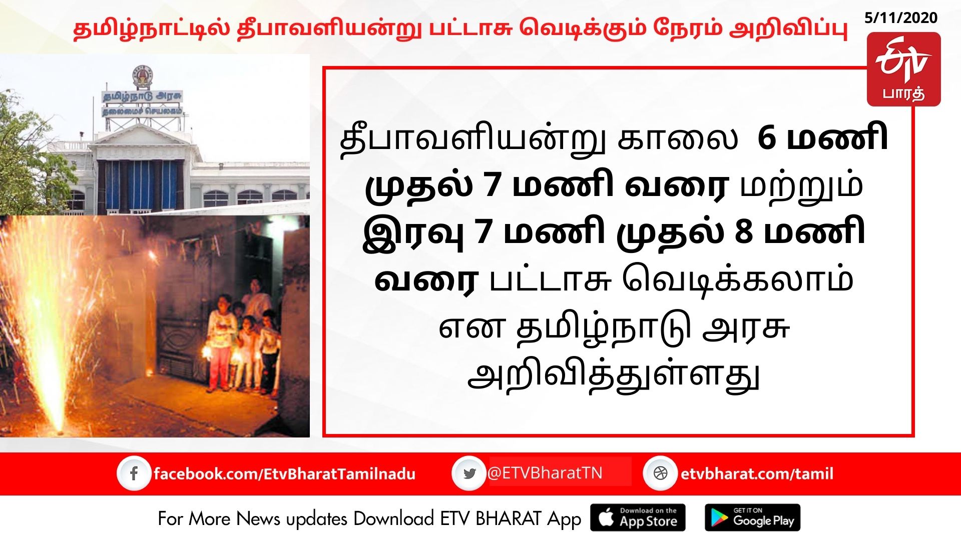 நீதிமன்ற அறிவுறுத்தல்படியே பட்டாசு வெடிக்கும் நேரம் அறிவிப்பு- சுற்றுச்சூழல் அமைச்சர்