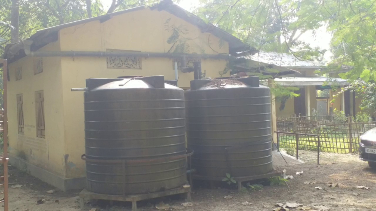 demage water tank at morigaon