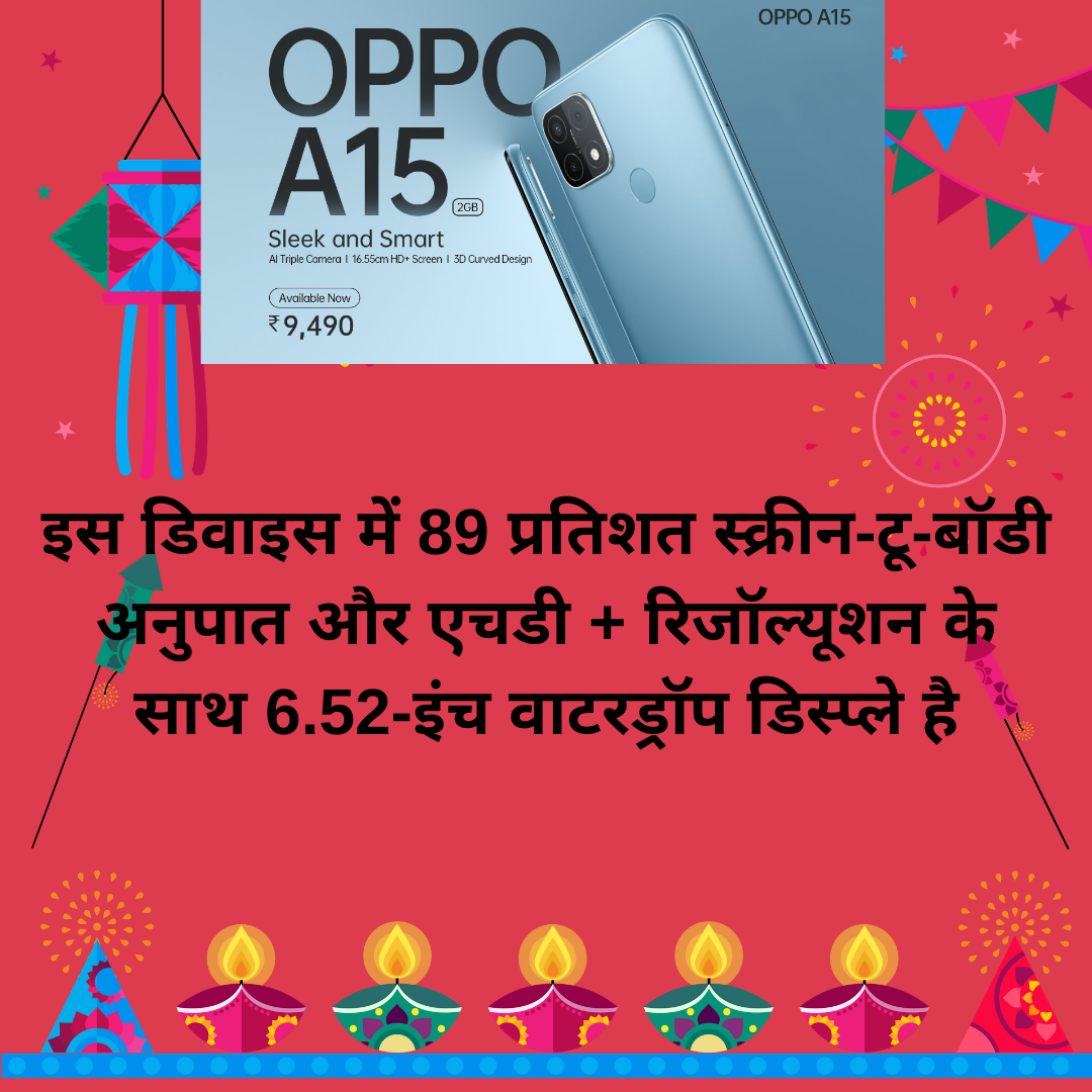 OPPO A15, Features of a new variant of OPPO A15