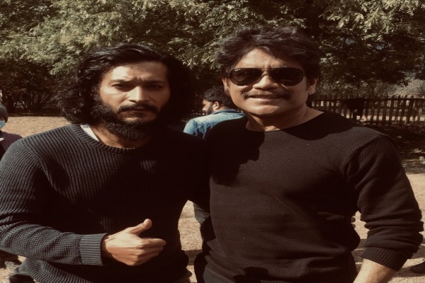 Telugu superstar Nagarjuna after wrapping up the shoot for 'Wild Dog'