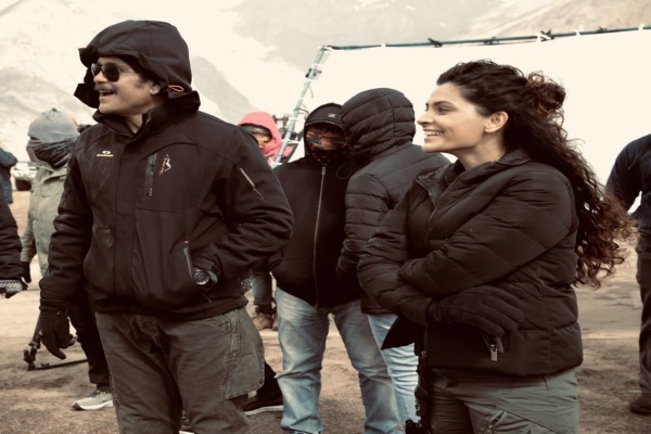 Telugu superstar Nagarjuna after wrapping up the shoot for 'Wild Dog'