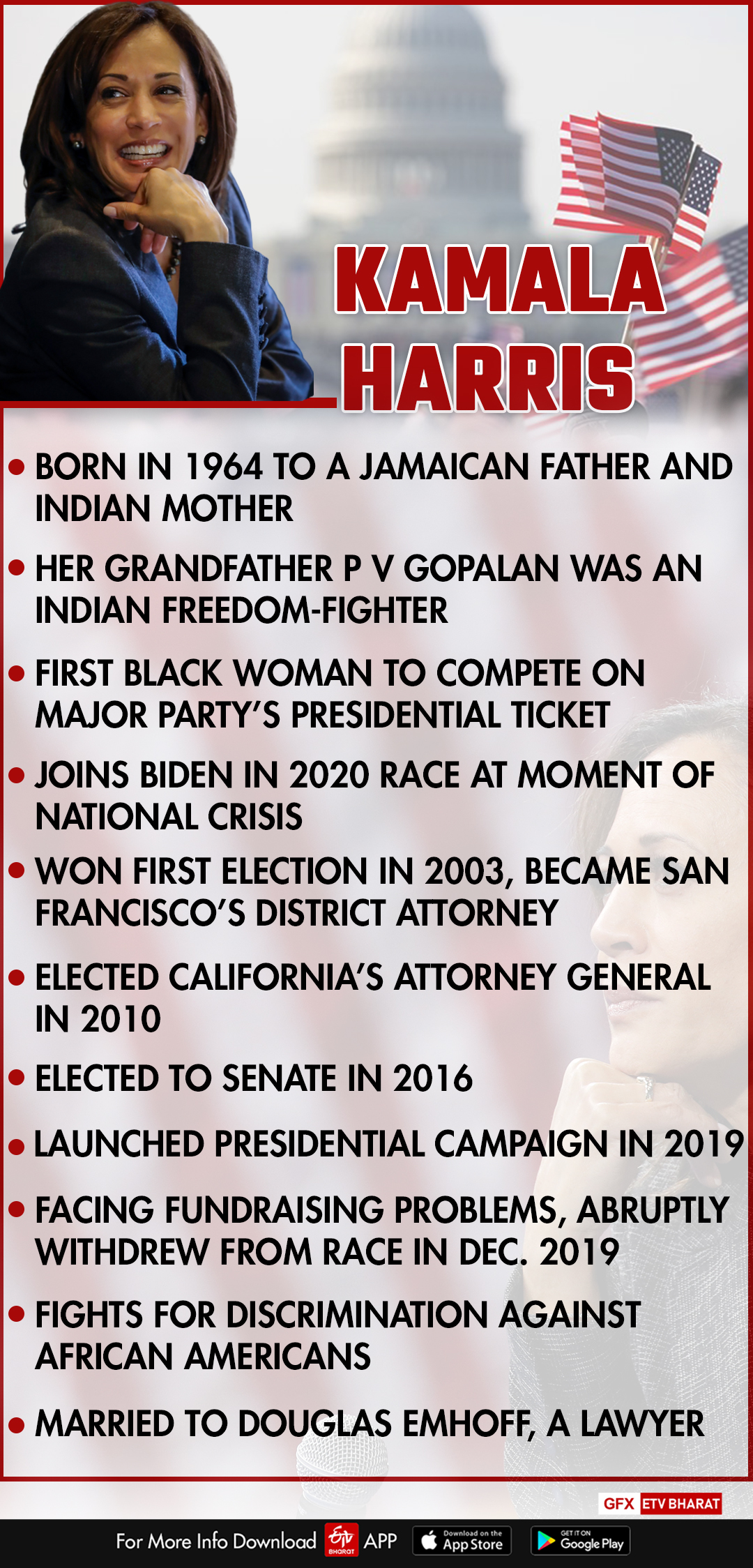 All you need to know about VP nominee Kamala Harris