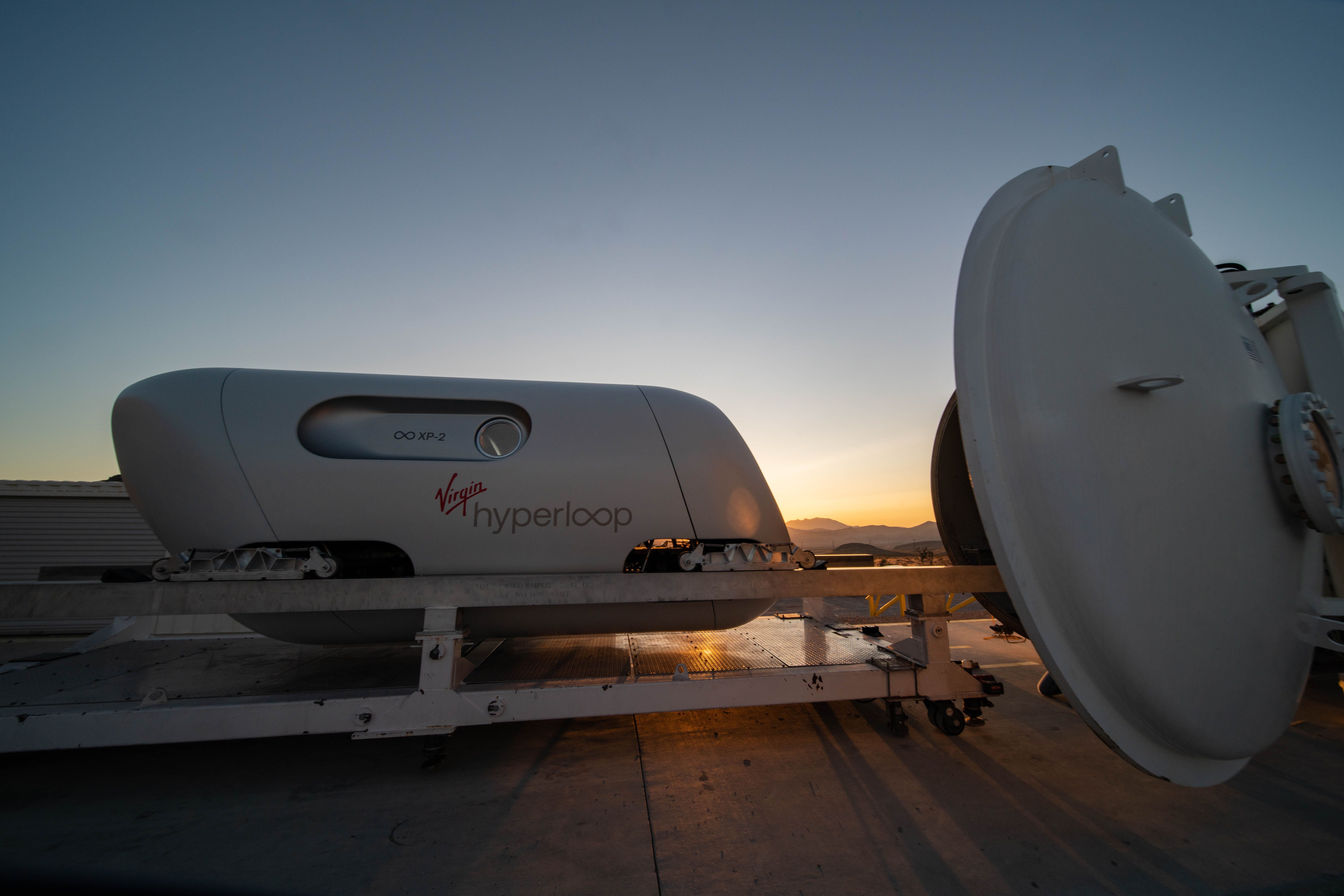 Virgin Hyperloop , Virgin Hyperloop carried 2 humans