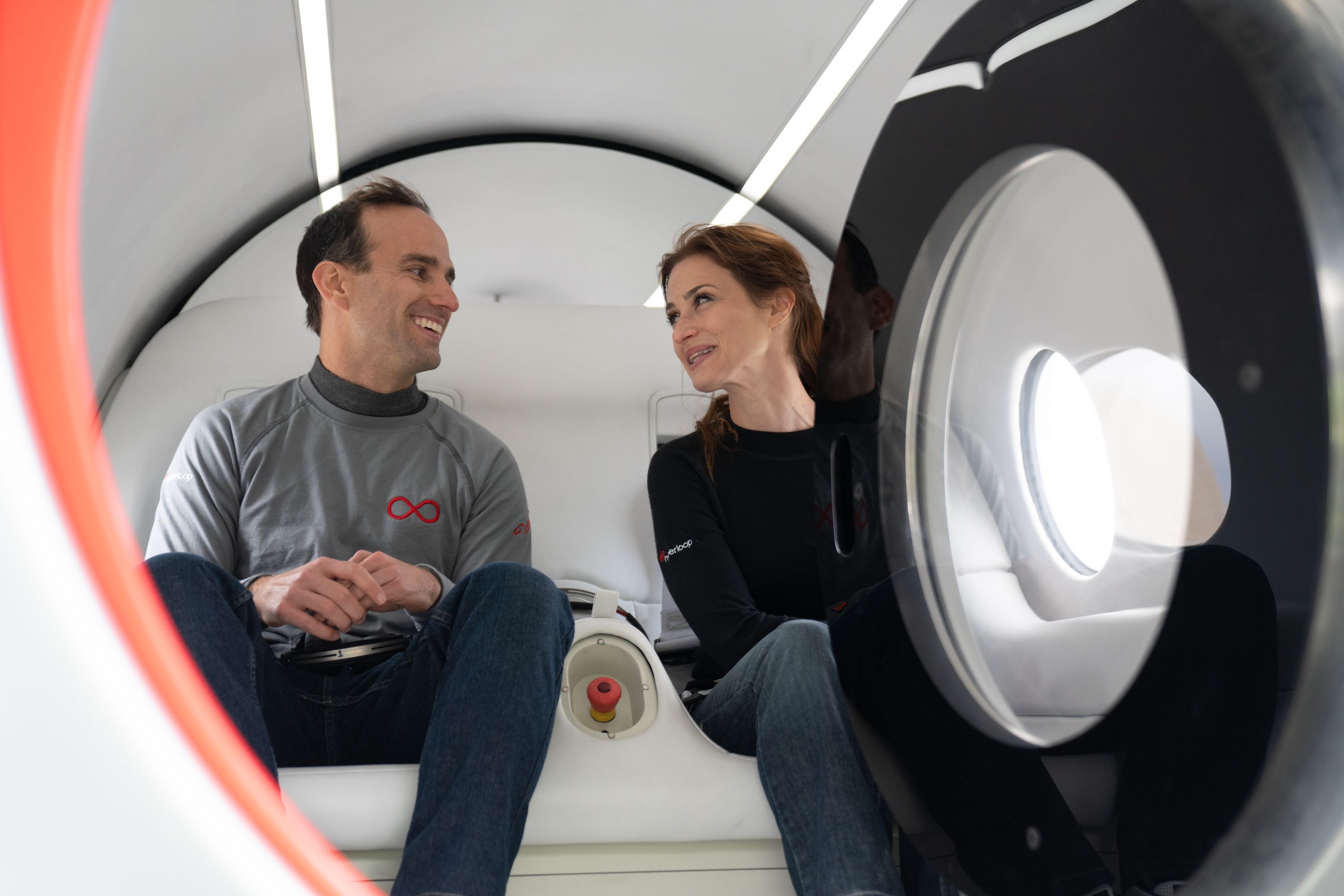 Virgin Hyperloop , Virgin Hyperloop carried 2 humans