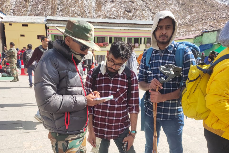 Flying squad team in kedarnath