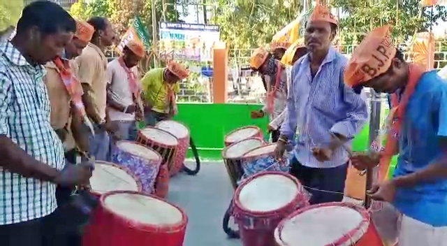 barpeta BJP celebrated victory of bjp in bihar election assam etv bharat news