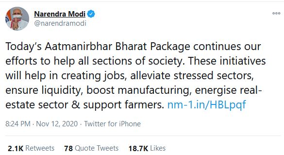 modi tweet