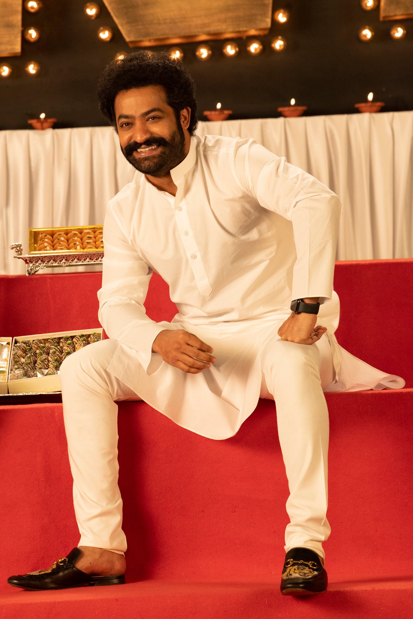 SS Rajamouli, Jr NTR, Ram Charan spread festive cheer in special RRR Diwali wish