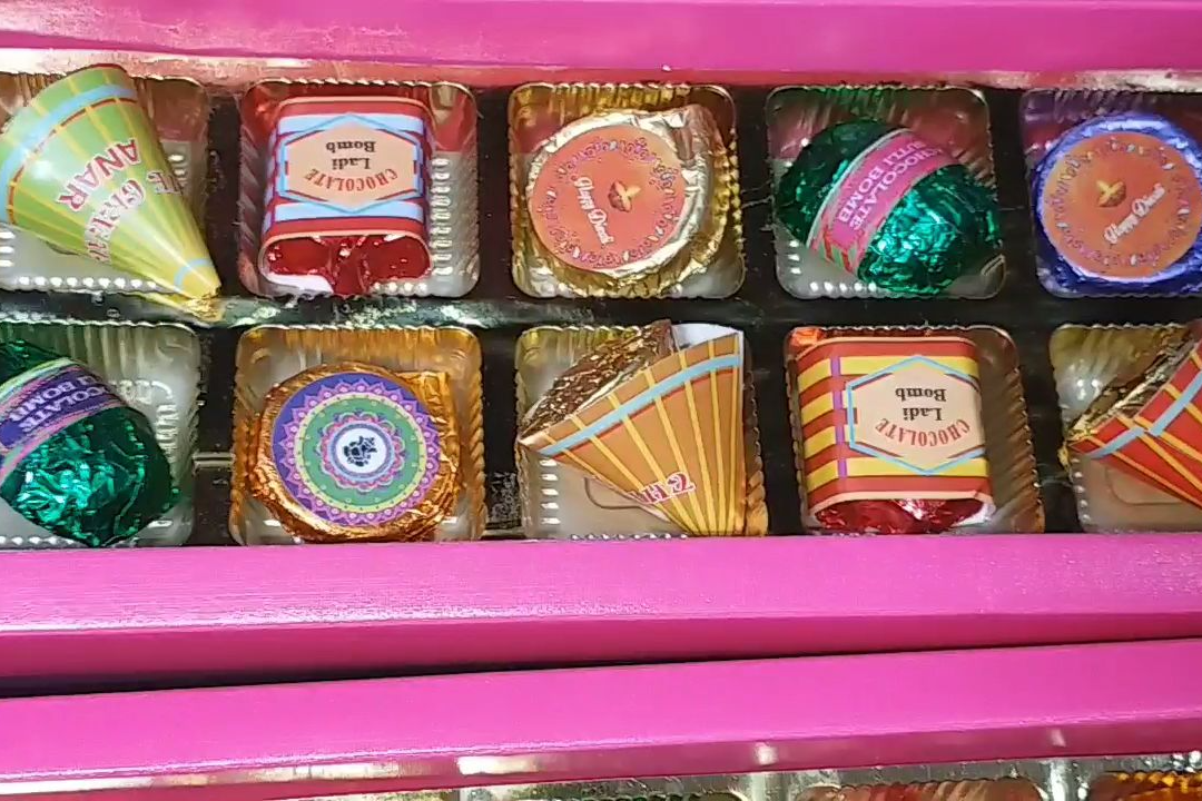 Don't burst these firecracker chocolates, eat them