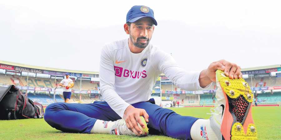 wicket-keeper Wriddhiman Saha