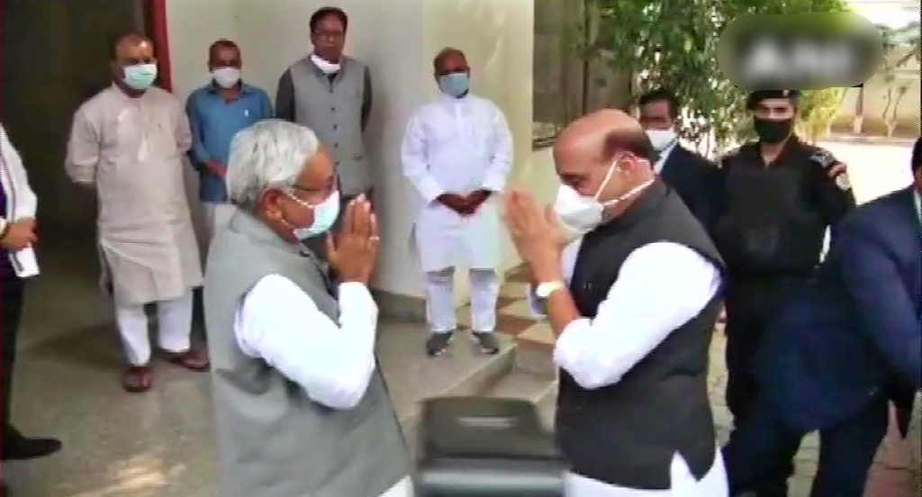 bihar nitish residence meeting nda