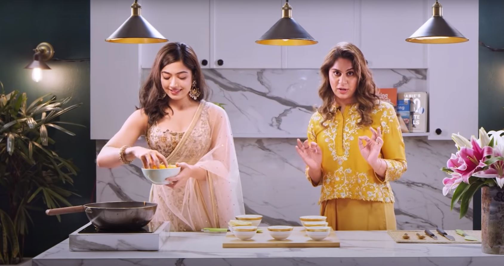 rashmika make halwa with upasana kamineni