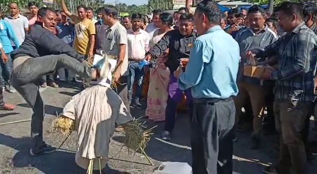 বিশ্বজিৎ দৈমাৰী আৰু ইমানুৱেল মুছাহাৰী বিজেপিৰ দালাল