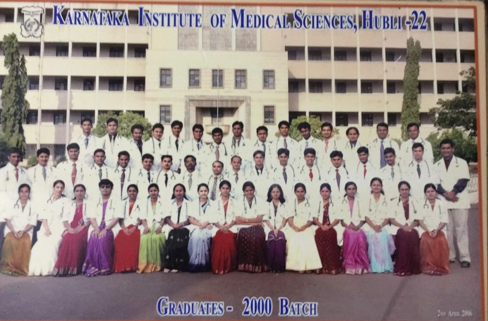 Dr. Sreedhar medical graduation in Hubli KIMS