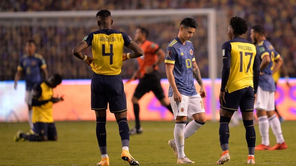 Ecuador Routs Colombia 6 1 In World Cup Qualifying