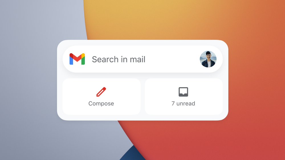 Gmail, widgets