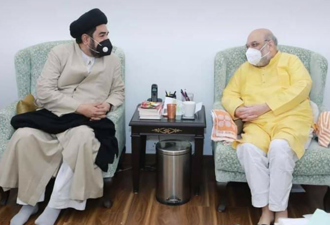 maulana kalbe jawad met with amit shah