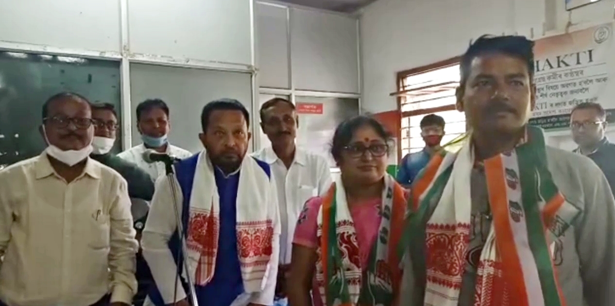 twenty bjp member joined in congress at jorhat