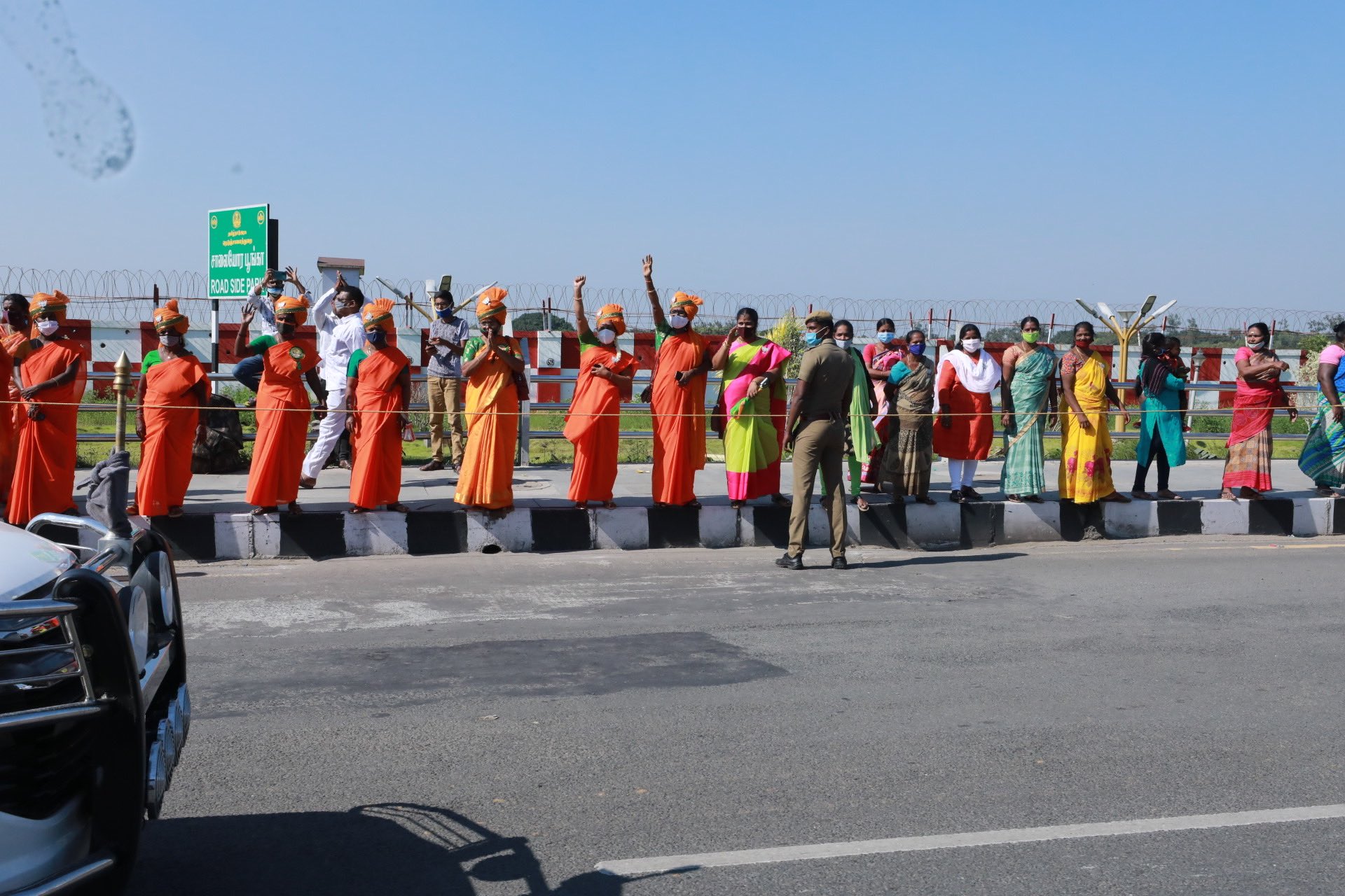 Heavy security provided following Shah's visit