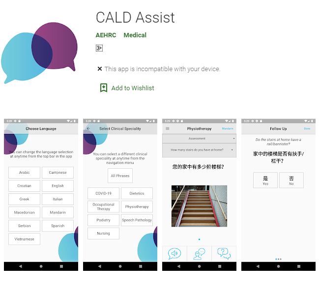 cald assist app,CSIRO