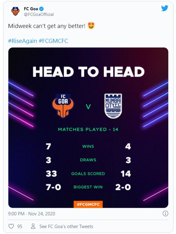 FC Goa vs Mumbai City