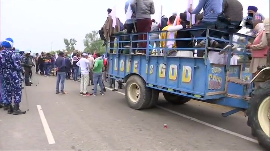 farmers protest against farm bill at ambala of haryana