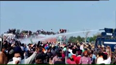 Delhi Chalo march: Punjab farmers face water cannons, push through Haryana barricades