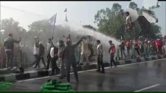 Delhi Chalo march: Punjab farmers face water cannons, push through Haryana barricades