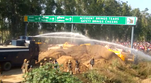 farmer protest Haryana Punjab border