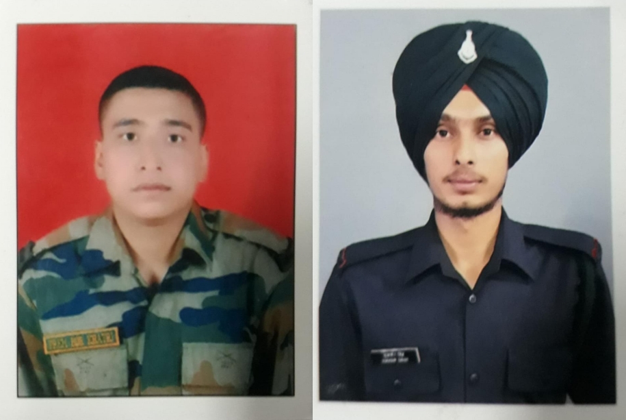 Naik Prem Bahadur Khatri and Rifleman Sukhbir Singh