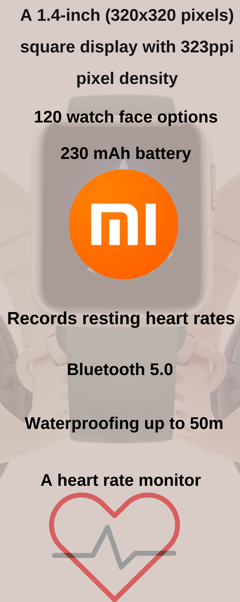 redmi first smartwatch,redmi first smartwatch features