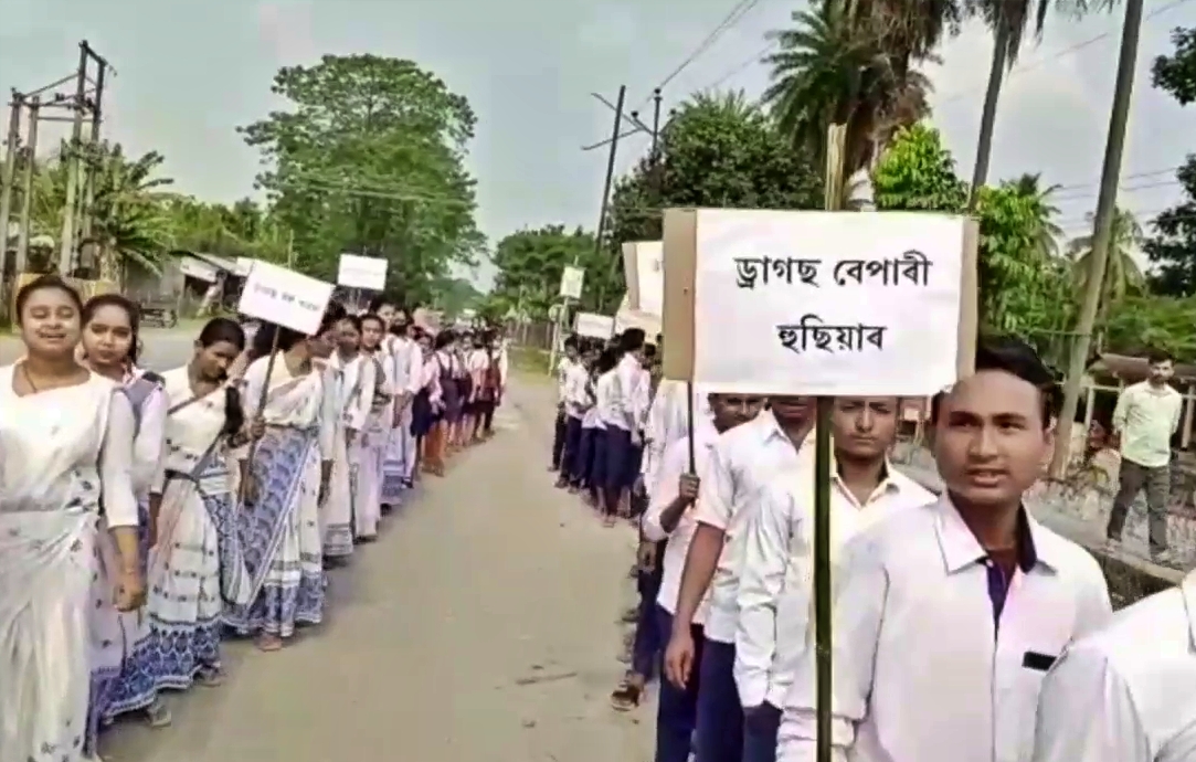 procession against drugs