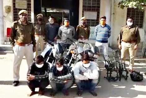 7 accused arrested for planning robbery,  Kota News