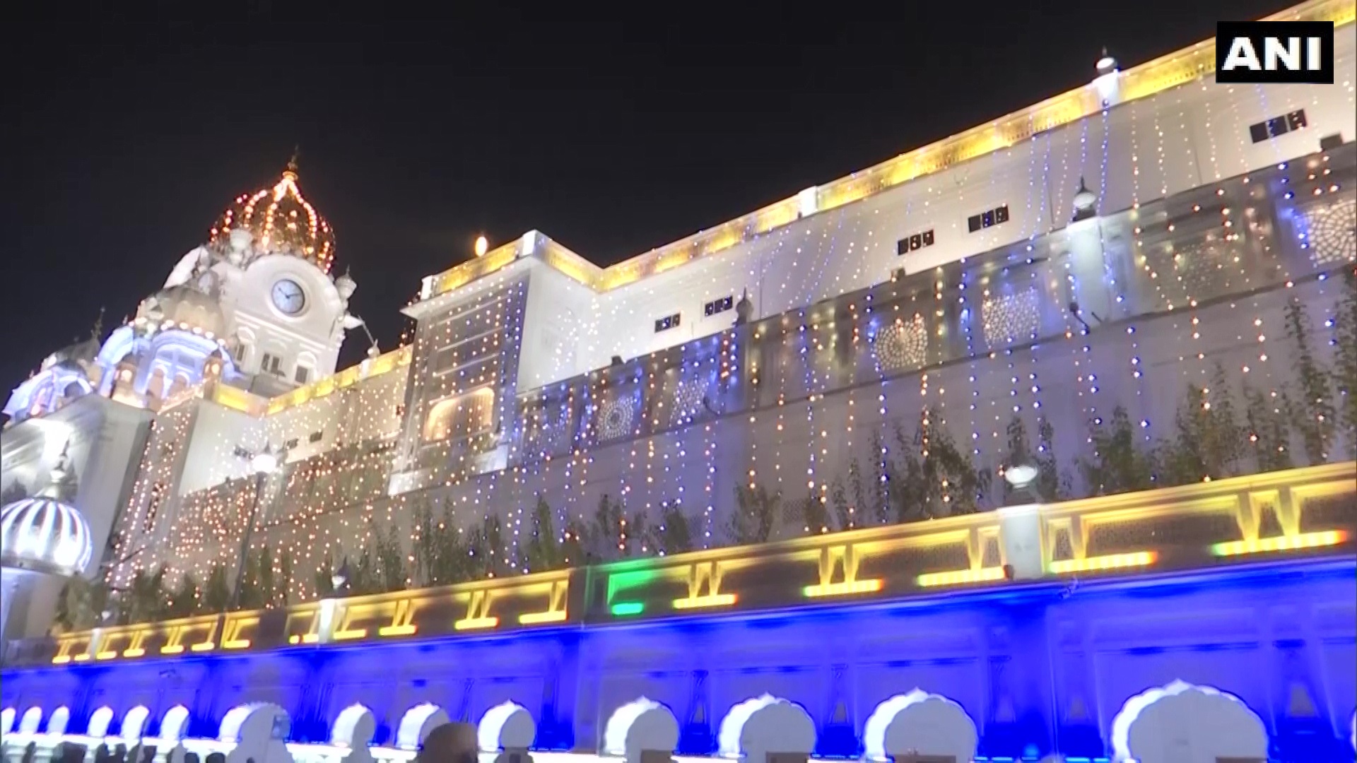 Golden temple illuminated ahead of 551st birth anniversary of guru Nanak dev