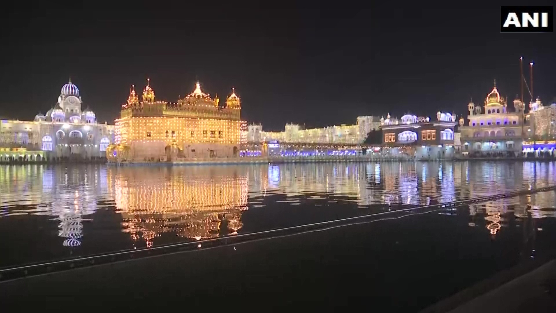 Golden temple illuminated ahead of 551st birth anniversary of guru Nanak dev