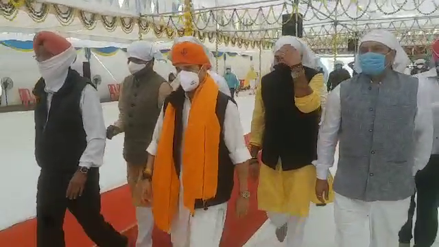 Jyotiraditya Scindia in Gurudwara