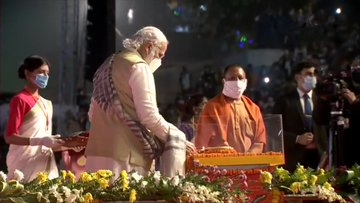 PM Modi attends Dev Deepotsav in Varanasi