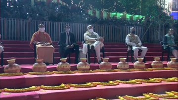 PM Modi attends Dev Deepotsav in Varanasi