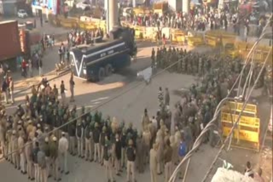 farmer protest at delhi haryana singhu border