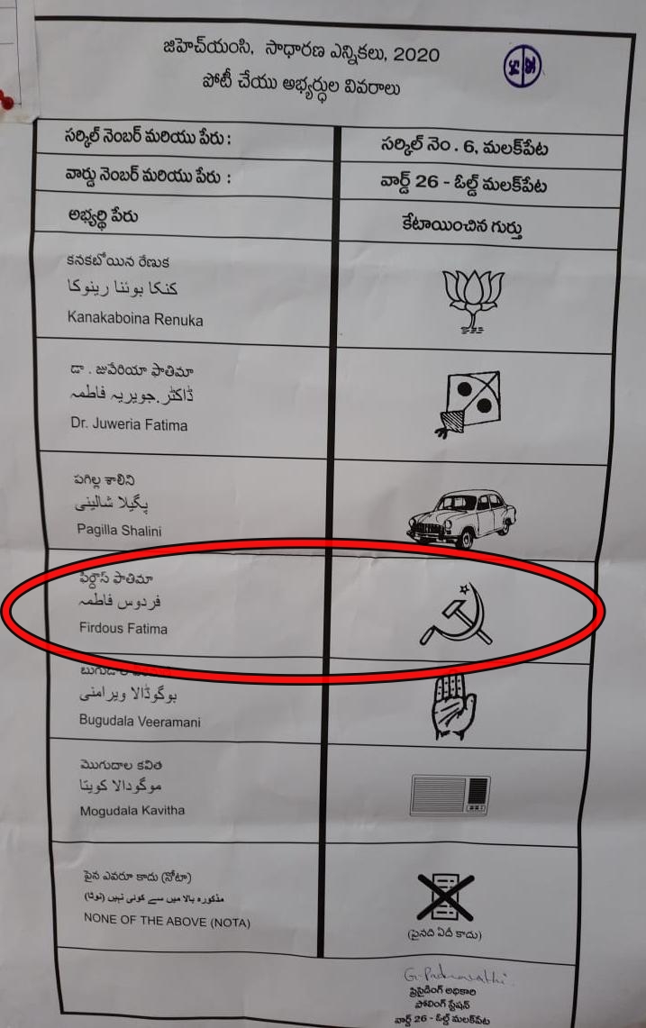 Suspension of voting in Old Malakpet