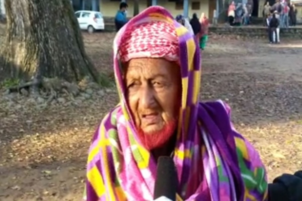 110 years old man cast his vote in DDC polls