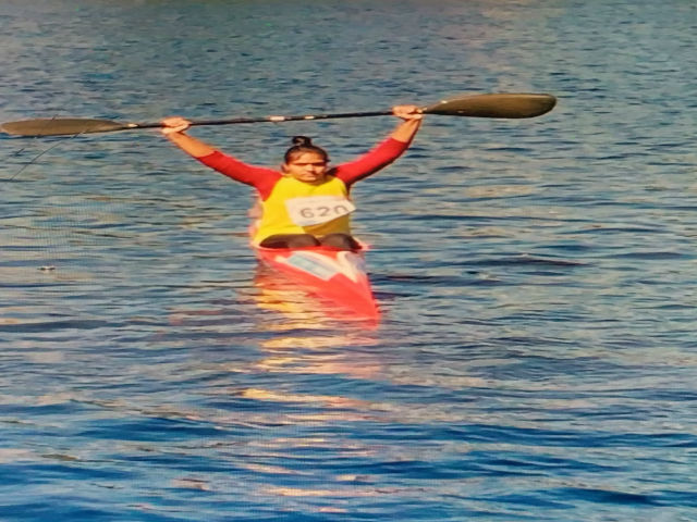 Second day of state level canoe marathon held in Bhopal today