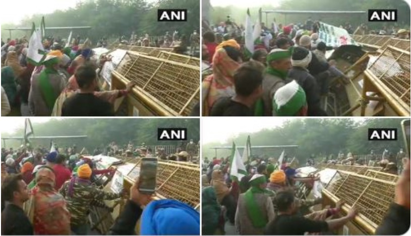 farmers protest in delhi