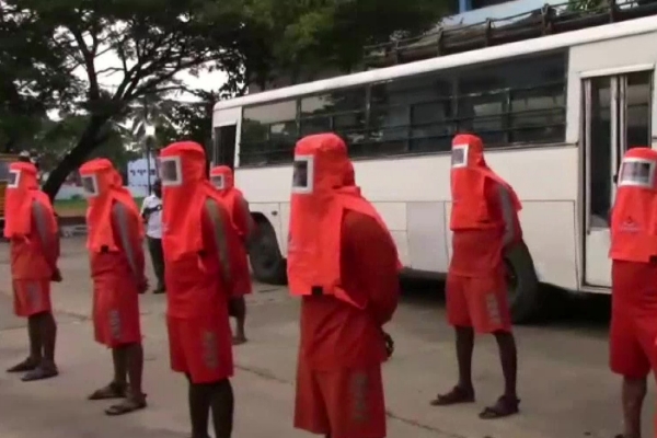 A team of NDRF deployed at Kanniyakumari