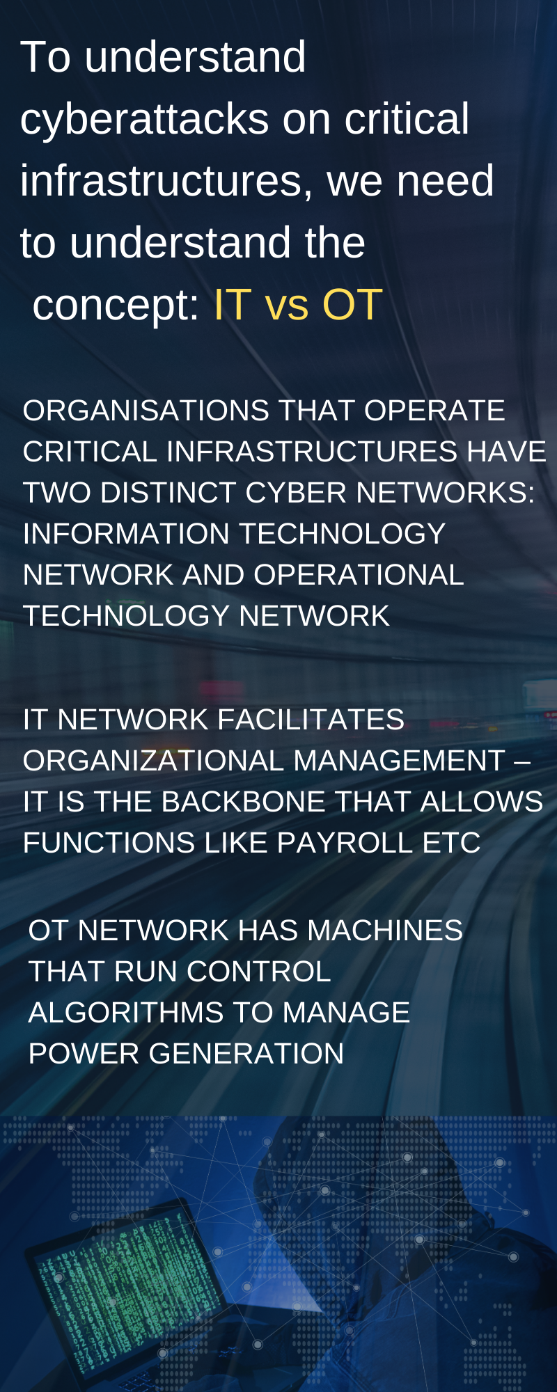 understand cyberattacks on critical infrastructure,Col. Inderjeet Singh, Cyber Security Expert, Director General, Cyber Security Association of India