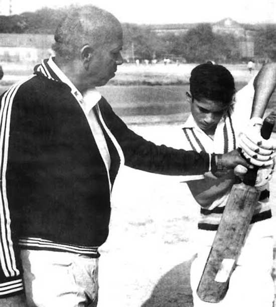 sachin with achrekar